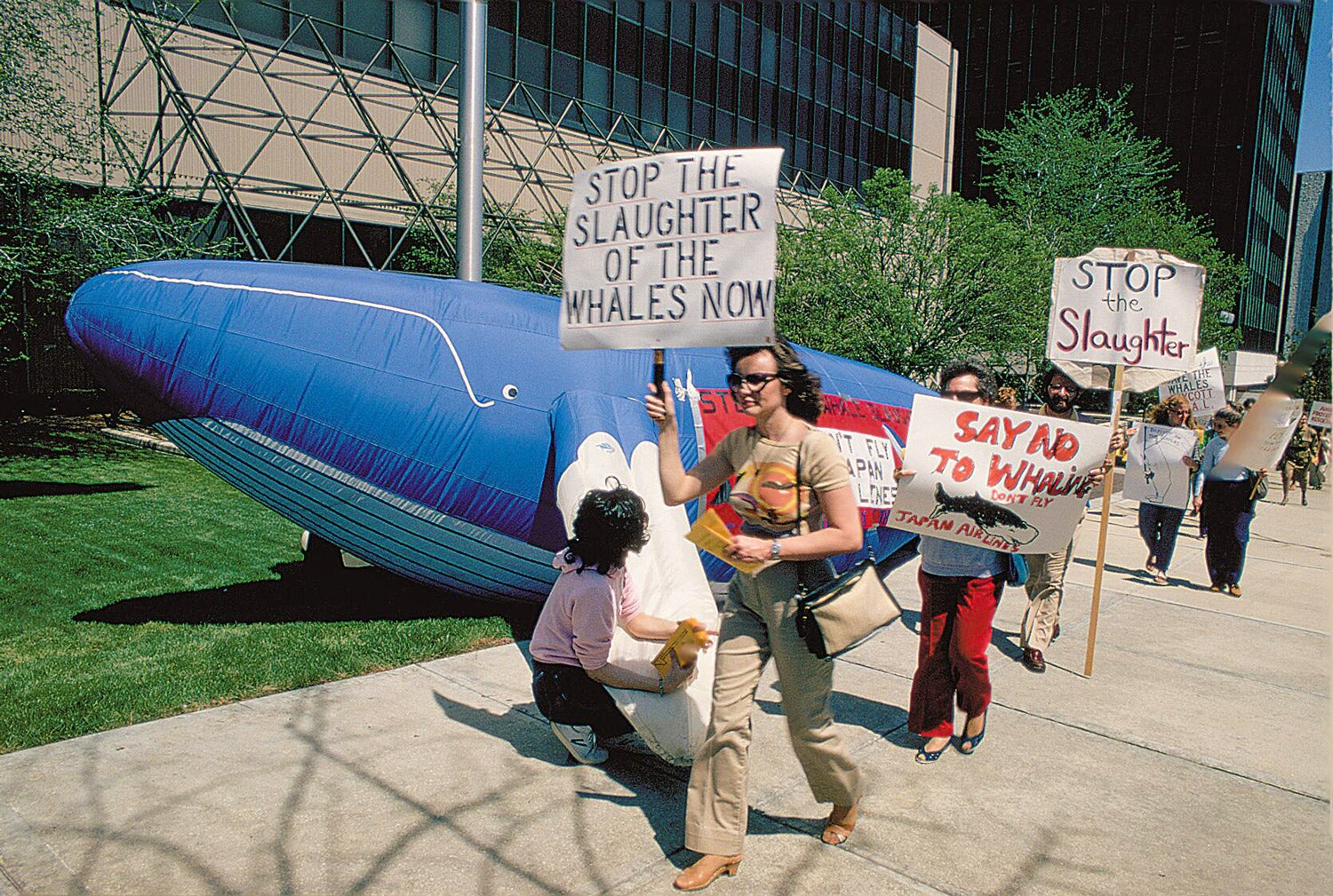 Anti-whaling demonstration 1985