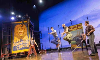 Kyle Selig and the cast of WATER FOR ELEPHANTS