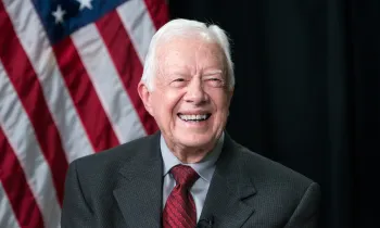 Jimmy Carter smiling