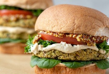 Tabbouleh burger