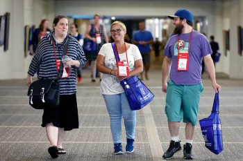 Participants take part in the Animal Care Expo 2018