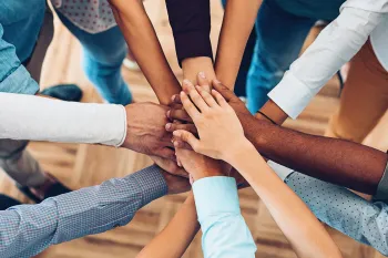 A group of people signifying teamwork